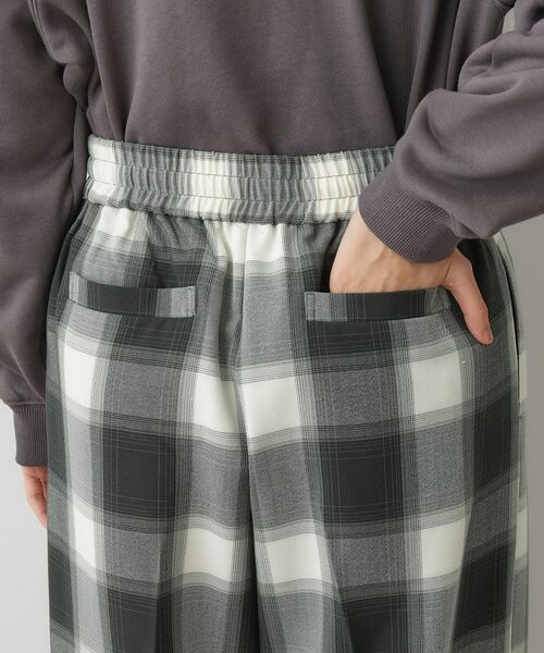 Dessin / デッサン パンツ | 【ユニセックス/ウエストゴム】チェック柄パンツ | 詳細14