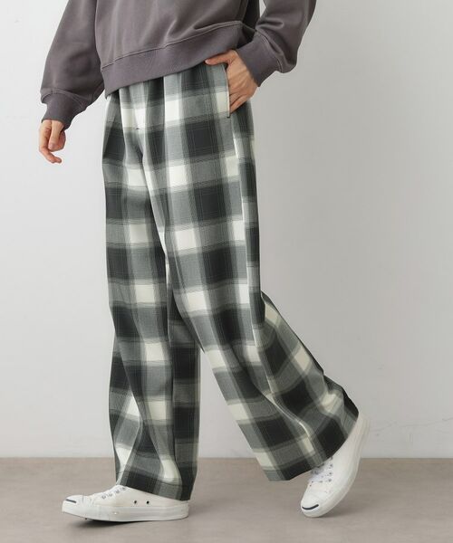 Dessin / デッサン パンツ | 【ユニセックス/ウエストゴム】チェック柄パンツ | 詳細2