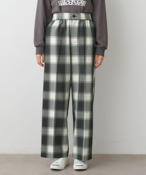 Dessin / デッサン パンツ | 【ユニセックス/ウエストゴム】チェック柄パンツ | 詳細9