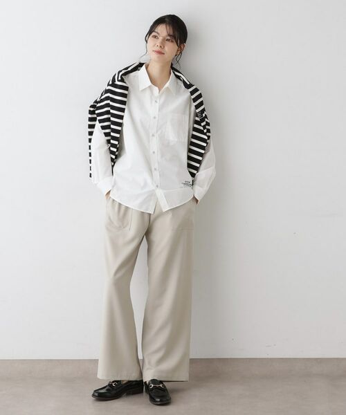 Dessin / デッサン シャツ・ブラウス | 【ユニセックス/洗える】コットンブロードシャツ | 詳細3