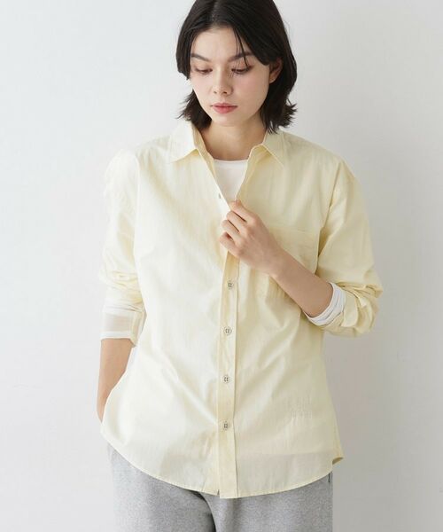 Dessin / デッサン シャツ・ブラウス | 【ユニセックス/洗える】コットンブロードシャツ | 詳細5