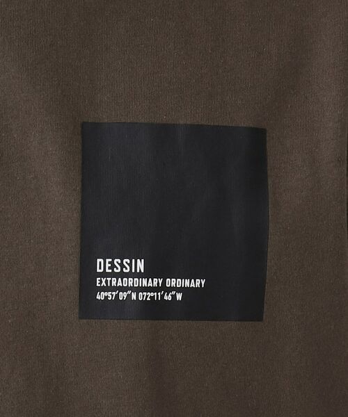 Dessin / デッサン Tシャツ | 【洗える】オーガニックコットンロゴ入り半袖Tシャツ | 詳細4