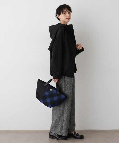 Dessin / デッサン トートバッグ | チェック柄ボートトートバッグ | 詳細6