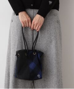 Dessin / デッサン ハンドバッグ | 2WAYチェック巾着バッグ