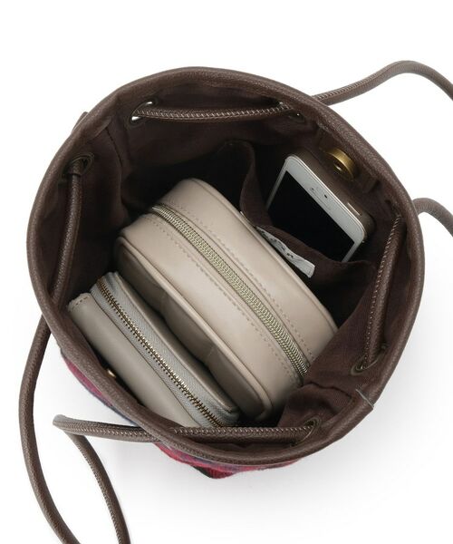 Dessin / デッサン ハンドバッグ | 2WAYチェック巾着バッグ | 詳細16