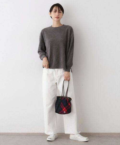 Dessin / デッサン ハンドバッグ | 2WAYチェック巾着バッグ | 詳細4