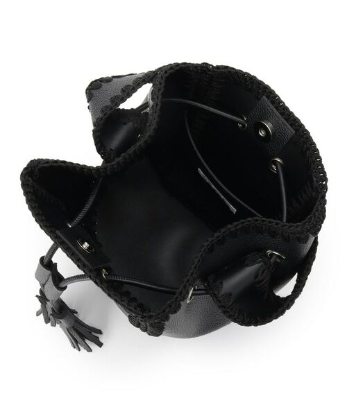 Dessin / デッサン ショルダーバッグ | かがりステッチ巾着バッグ | 詳細11