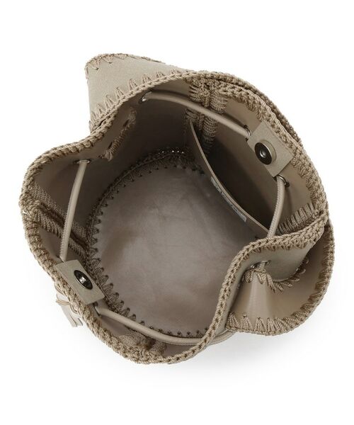 Dessin / デッサン ショルダーバッグ | かがりステッチ巾着バッグ | 詳細12