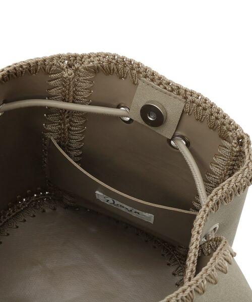 Dessin / デッサン ショルダーバッグ | かがりステッチ巾着バッグ | 詳細14