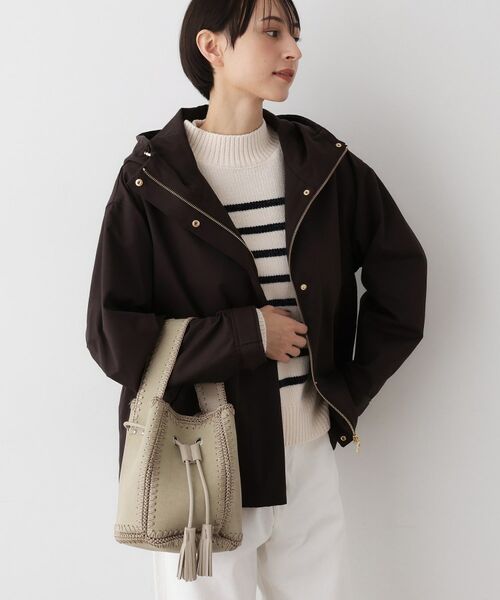 Dessin / デッサン ショルダーバッグ | かがりステッチ巾着バッグ | 詳細3