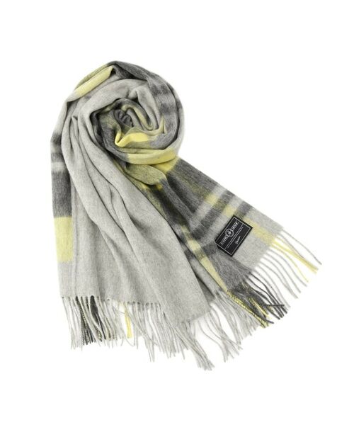 Dessin / デッサン マフラー・ショール・スヌード・ストール | バイカラーチェックストール | 詳細1