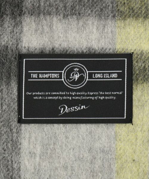 Dessin / デッサン マフラー・ショール・スヌード・ストール | バイカラーチェックストール | 詳細3