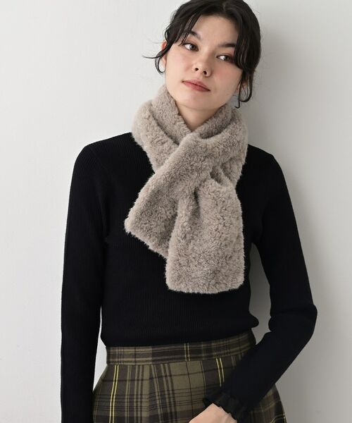 Dessin / デッサン マフラー・ショール・スヌード・ストール | フェイクファーティペット | 詳細5