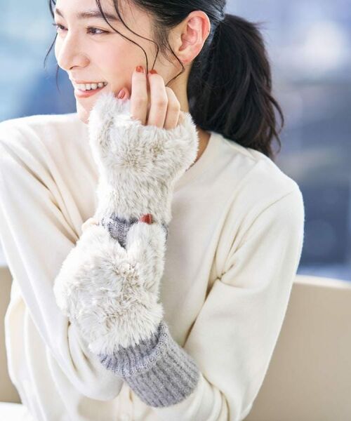 Dessin / デッサン その他小物 | フェイクファーアームウォーマー | 詳細1