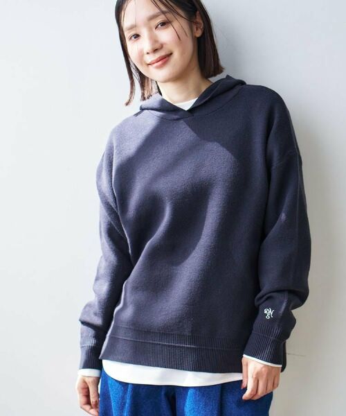 Dessin / デッサン ニット・セーター | 【洗える/体型カバー】ちょうどいいニットパーカ | 詳細20