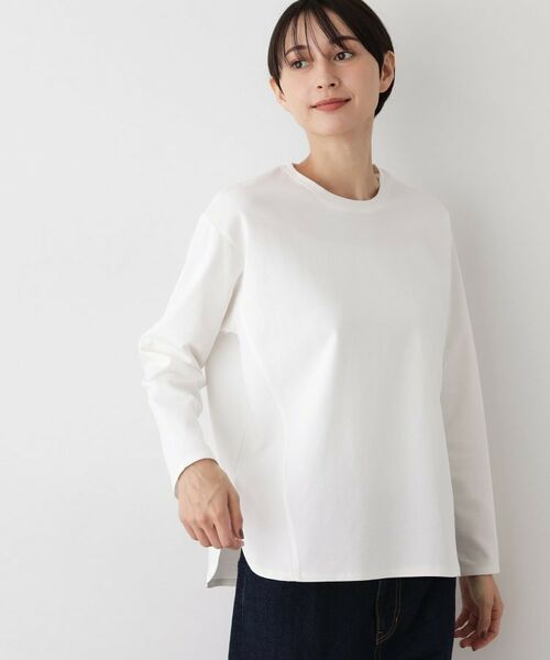 Dessin / デッサン カットソー | 【美シルエット/洗える】切替カットソー | 詳細2