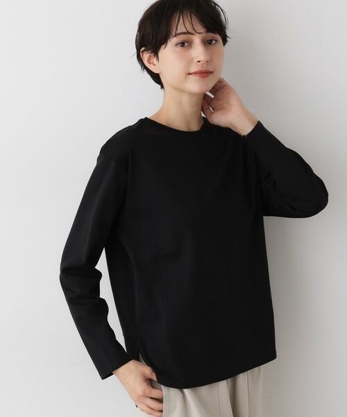 Dessin/デッサン 【美シルエット/洗える】切替カットソー ブラック(019) 03(L)
