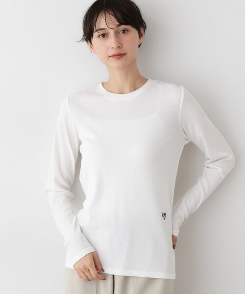 Dessin / デッサン カットソー | 【吸湿発熱/抗菌防臭】ジンジャー混クルーネックプルオーバー | 詳細1