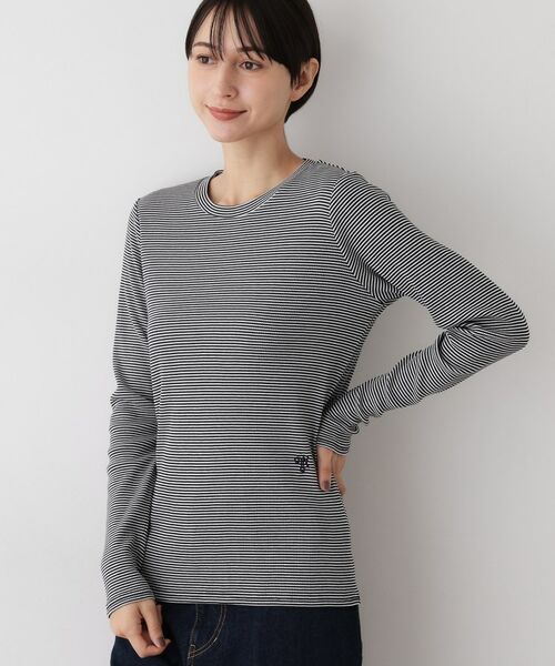 Dessin / デッサン カットソー | 【吸湿発熱/抗菌防臭】ジンジャー混クルーネックプルオーバー | 詳細9