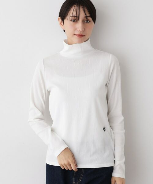 Dessin / デッサン カットソー | 【吸湿発熱/抗菌防臭】ジンジャー混タートルネックプルオ-バー | 詳細1