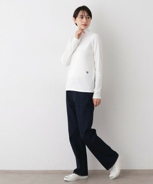 Dessin / デッサン カットソー | 【吸湿発熱/抗菌防臭】ジンジャー混タートルネックプルオ-バー | 詳細3