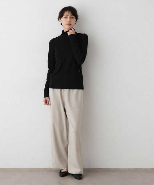 Dessin / デッサン カットソー | 【吸湿発熱/抗菌防臭】ジンジャー混タートルネックプルオ-バー | 詳細7