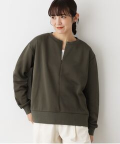 Dessin / デッサン スウェット | 【洗える】ハーフジップ裏毛