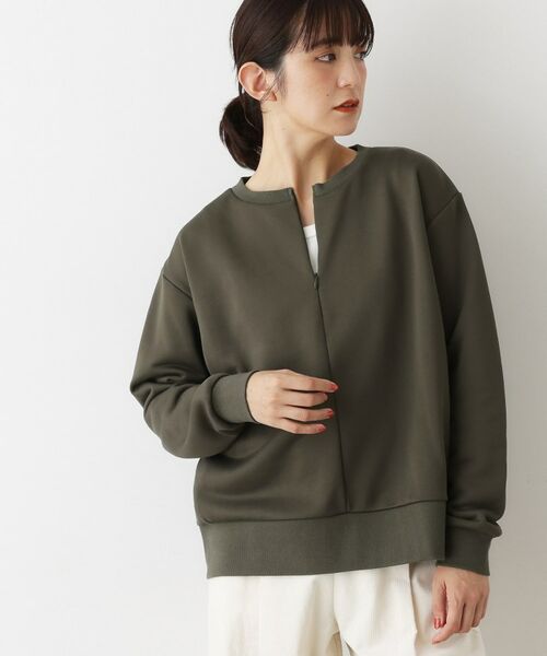 Dessin / デッサン スウェット | 【洗える】ハーフジップ裏毛 | 詳細6