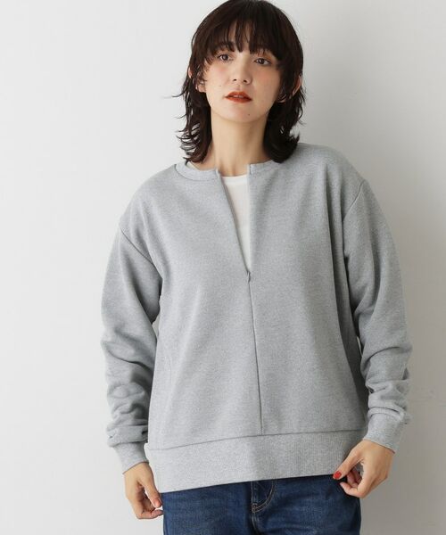Dessin / デッサン スウェット | 【洗える】ハーフジップ裏毛 | 詳細9