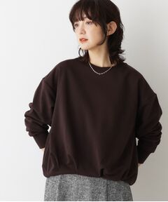 Dessin / デッサン カットソー | 【洗える】バルーンシルエットミニ裏毛プルオーバー