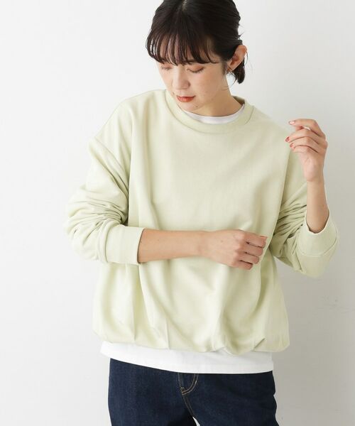 Dessin / デッサン カットソー | 【洗える】バルーンシルエットミニ裏毛プルオーバー | 詳細10
