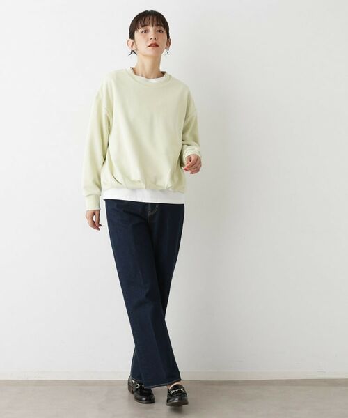 Dessin / デッサン カットソー | 【洗える】バルーンシルエットミニ裏毛プルオーバー | 詳細11