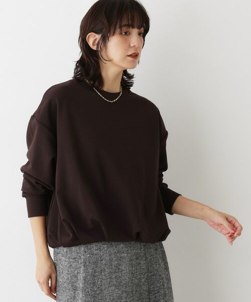 Dessin / デッサン カットソー | 【洗える】バルーンシルエットミニ裏毛プルオーバー | 詳細5