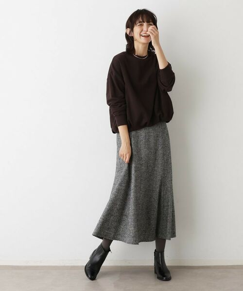 Dessin / デッサン カットソー | 【洗える】バルーンシルエットミニ裏毛プルオーバー | 詳細7