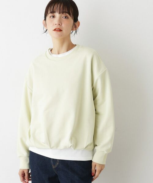 Dessin / デッサン カットソー | 【洗える】バルーンシルエットミニ裏毛プルオーバー | 詳細9