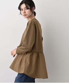 Dessin / デッサン カットソー | 【体型カバー/洗える】ペプラムスウェット