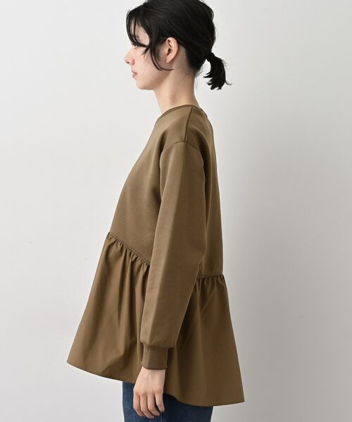 Dessin / デッサン カットソー | 【体型カバー/洗える】ペプラムスウェット | 詳細14