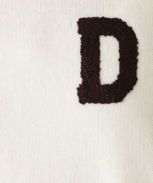 Dessin / デッサン ニット・セーター | 【洗える】Dサガラ刺繍ワッペン付きニット | 詳細14