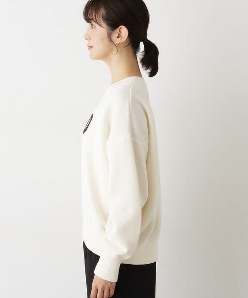 Dessin / デッサン ニット・セーター | 【洗える】Dサガラ刺繍ワッペン付きニット | 詳細16