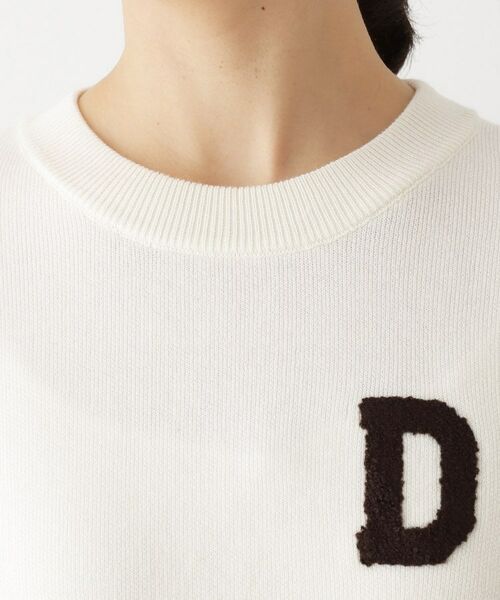 Dessin / デッサン ニット・セーター | 【洗える】Dサガラ刺繍ワッペン付きニット | 詳細18