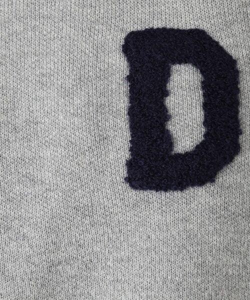 Dessin / デッサン ニット・セーター | 【洗える】Dサガラ刺繍ワッペン付きニット | 詳細6