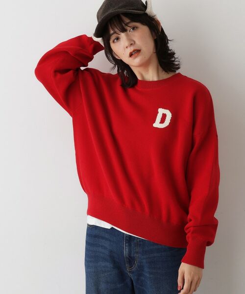 Dessin / デッサン ニット・セーター | 【洗える】Dサガラ刺繍ワッペン付きニット | 詳細8