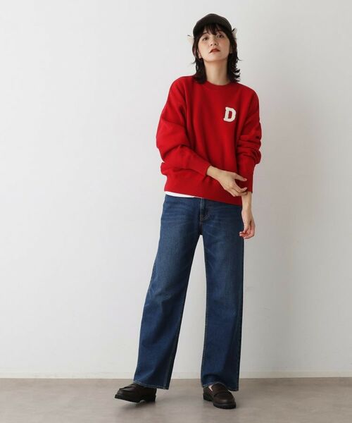 Dessin / デッサン ニット・セーター | 【洗える】Dサガラ刺繍ワッペン付きニット | 詳細9