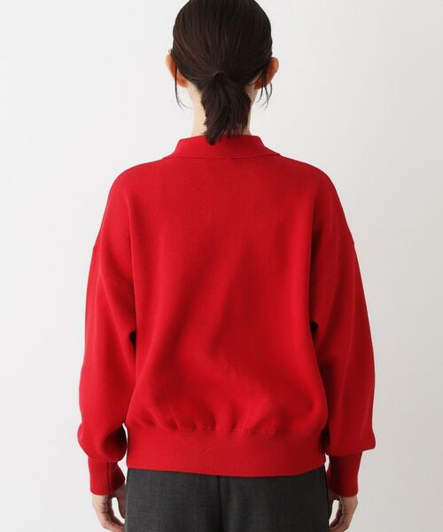 Dessin / デッサン ニット・セーター | 【洗える】フロッキーロゴ入り襟付きニット | 詳細11