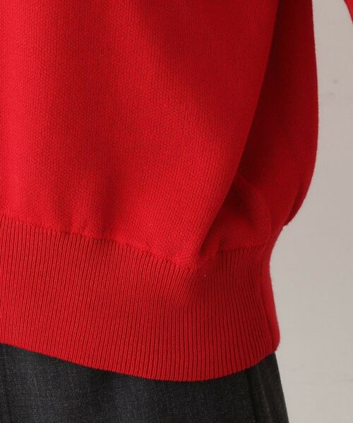 Dessin / デッサン ニット・セーター | 【洗える】フロッキーロゴ入り襟付きニット | 詳細14