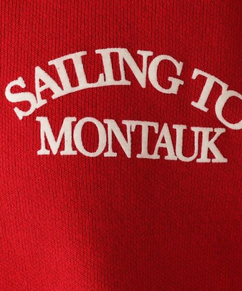 Dessin / デッサン ニット・セーター | 【洗える】フロッキーロゴ入り襟付きニット | 詳細8