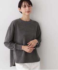 Dessin / デッサン カットソー | 【洗える】ベロアサーマルカットソー