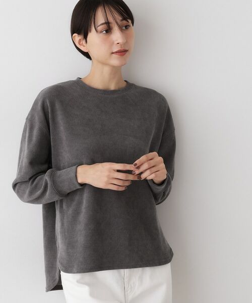 Dessin / デッサン カットソー | 【洗える】ベロアサーマルカットソー | 詳細10