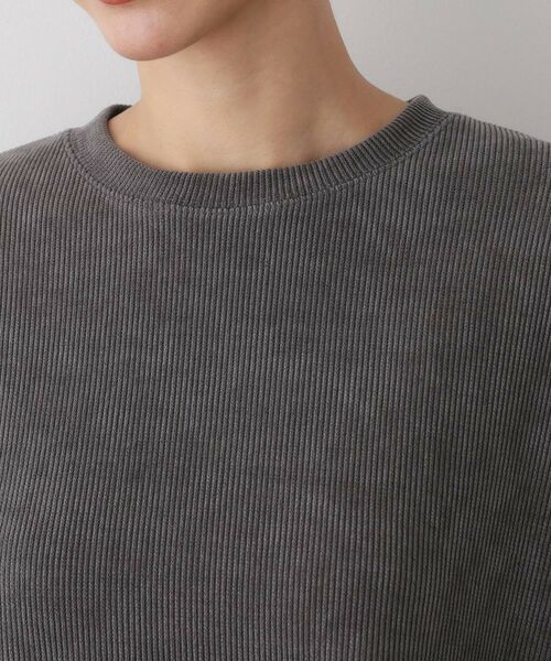 Dessin / デッサン カットソー | 【洗える】ベロアサーマルカットソー | 詳細16