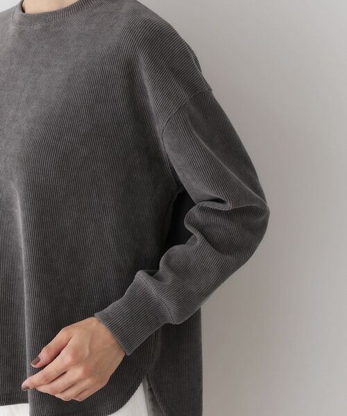 Dessin / デッサン カットソー | 【洗える】ベロアサーマルカットソー | 詳細17